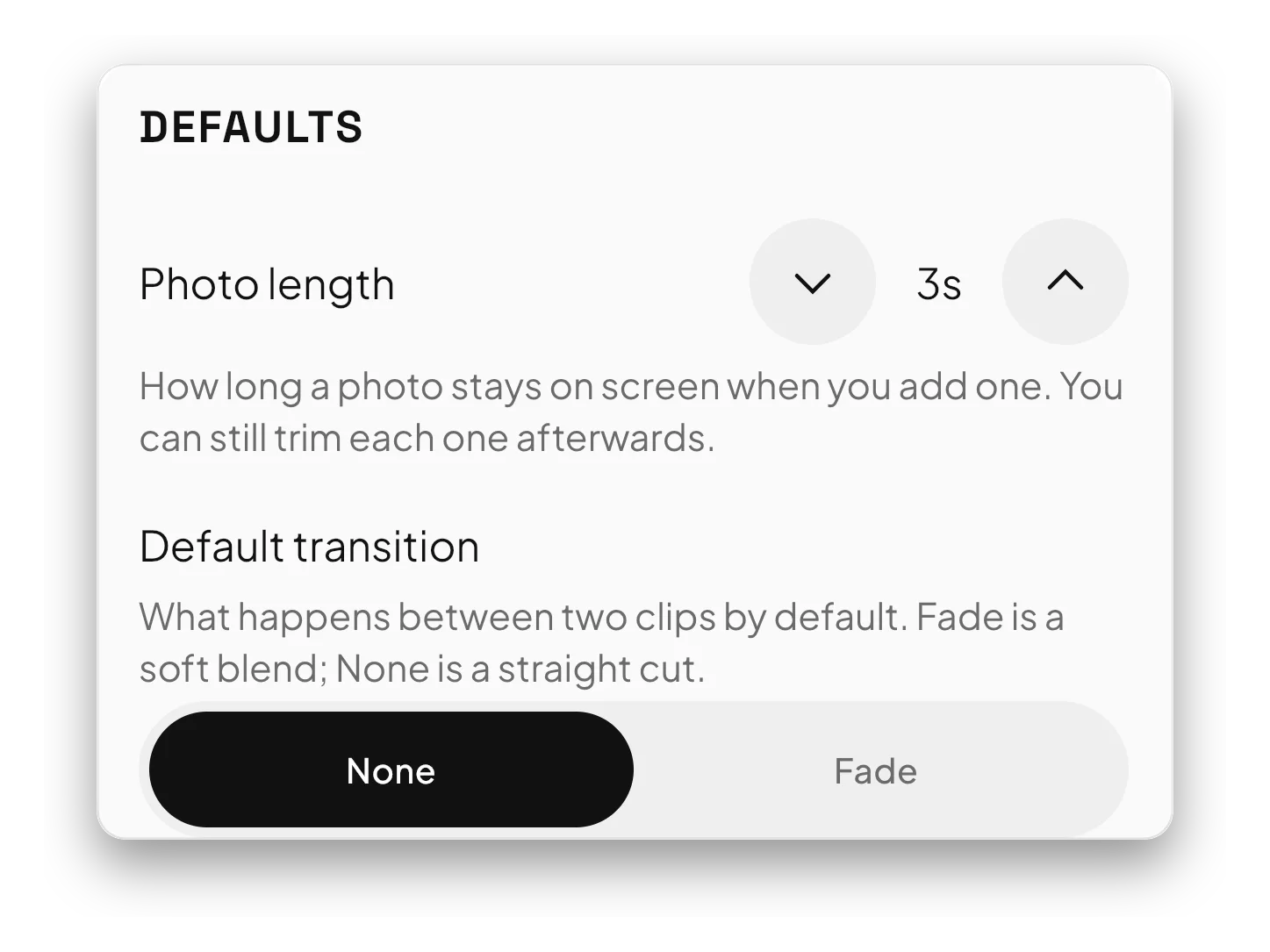 The editor tools.