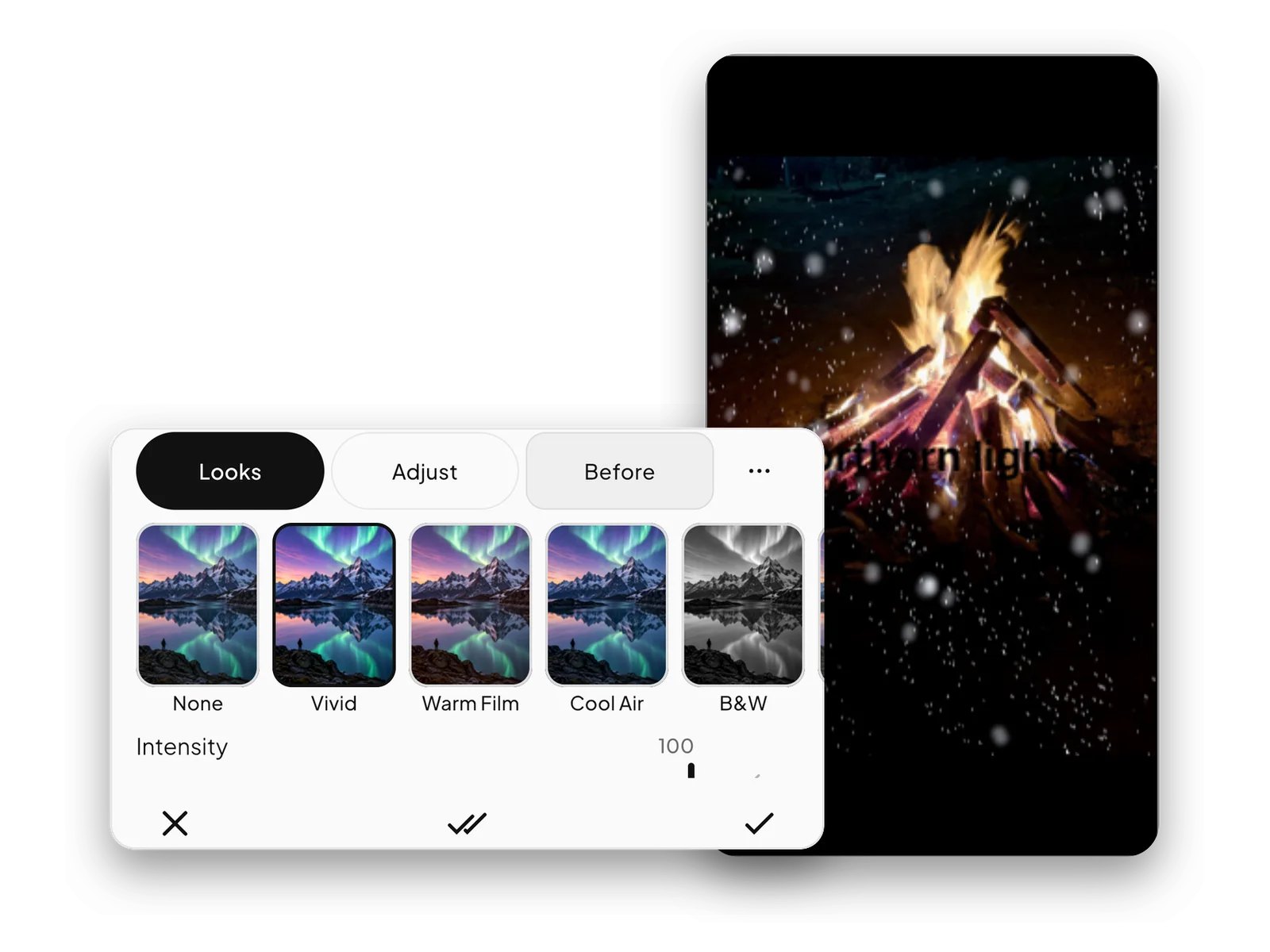 The Style sheet open under a photo.