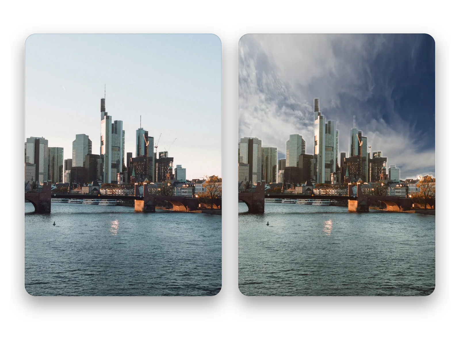 The editor dock with Sky beside Overlay and Style.